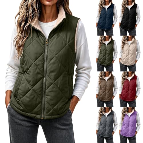 Fleece Padded Puffer Vest