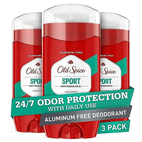 Old Spice Aluminum-Free Deodorant for Men, Endurance, 3-Pack