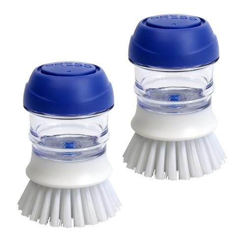CELOX Dish Brush w/ Soap Dispenser 2-Pack