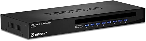 TRENDnet 8-Port USB/PS2 Rack Mount KVM Switch