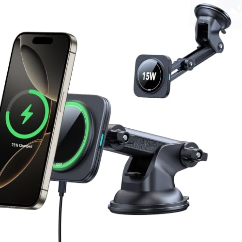 ESR 15W MagSafe Car Mount Charger w/ 3.3' USB-C Cable Deal