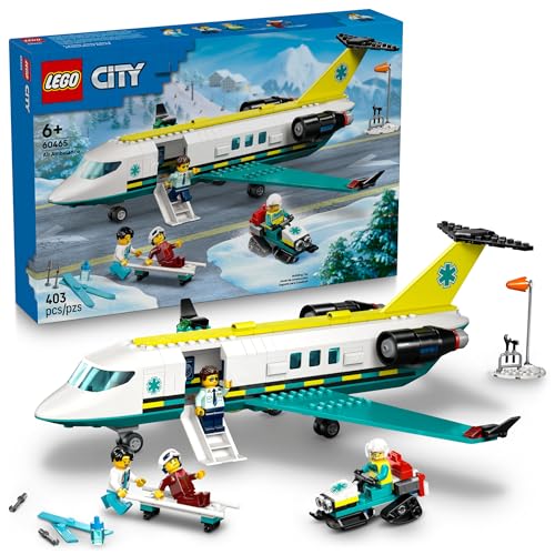 LEGO City Emergency Air Ambulance Airplane Building Toy (60465) Deal