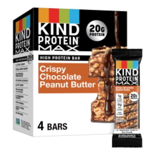 KIND Protein MAX Bars 4-Pack (Crispy Chocolate Peanut Butter)