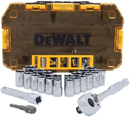 23PC TOUGH BOX 1/2IN DR Socket Set