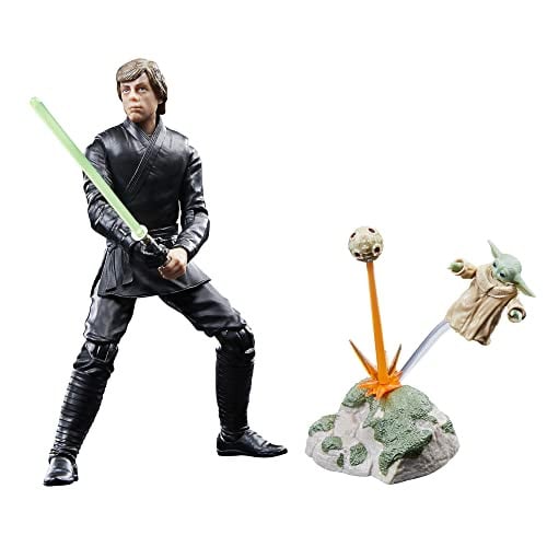 STAR WARS The Black Series Luke Skywalker & Grogu 2-Pack, The Book of Boba Fett, 6" Action Figures Deal