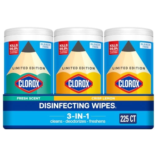 Clorox Disinfecting Wipes 5 x 3-Packs Deal