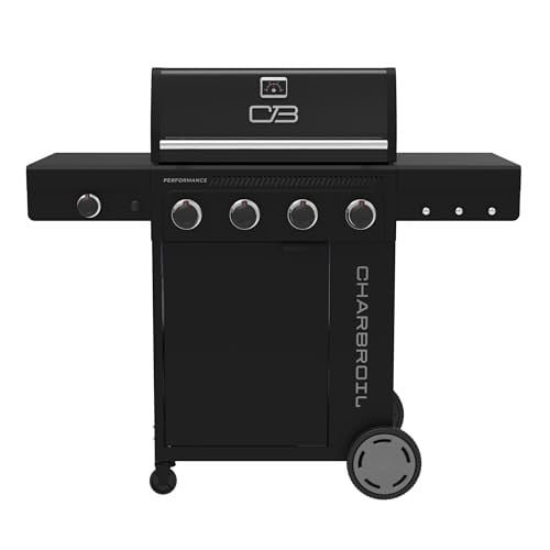 Charbroil Performance Series 4-Burner Gas Grill Cabinet with Side Burner, Black Deal