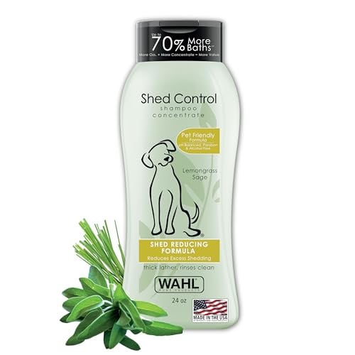 Wahl USA Shed Control Pet Shampoo, Lemongrass & Sage, 24 oz Deal