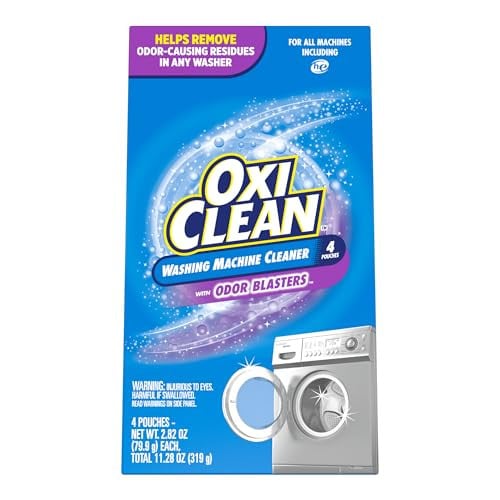 OxiClean Washing Machine Cleaner w/ Odor Blasters 4-Count Deal