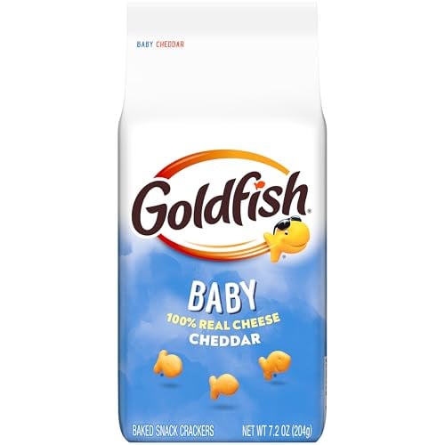 Goldfish Baby Cheddar Cheese Crackers 7.2-Ounce Deal