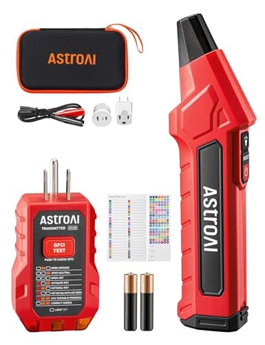 AstroAI Circuit Breaker Finder Kit w/ GFCI Outlet Tester