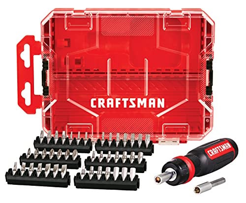 44-Piece Craftsman Magnetic Ratcheting Multi-Bit Screwdriver w/ Versastack Case Deal