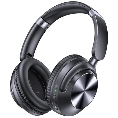 TAGRY Hybrid Active Noise Cancelling Headphones (Black)
