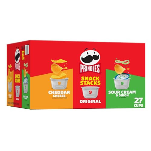 27-Ct Pringles Potato Crisps Chips On-The-Go Snacks Variety Pack