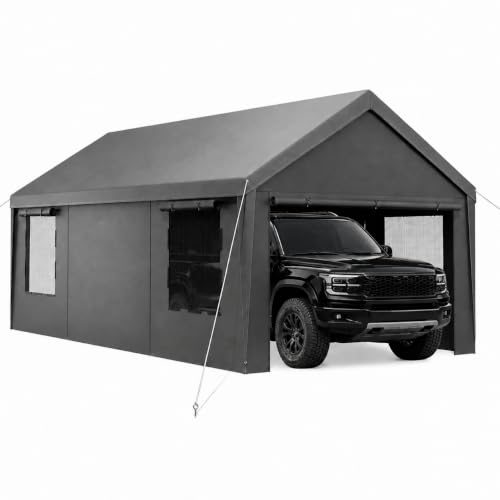 Velway Carport Canopy & Portable Garage, 12 x 20 FT Deal