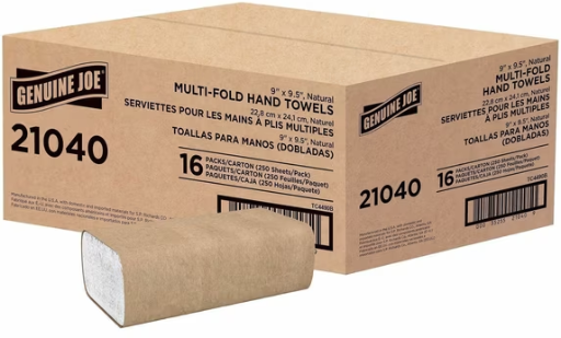 Genuine Joe 16-Pack Multi-Fold Natural Paper Towels Deal