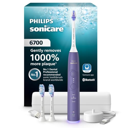Philips Sonicare 6700 Rechargeable Electric Toothbrush, 3 Brush Head Deal