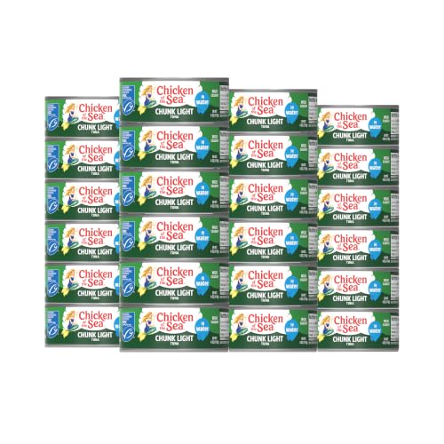 Chicken of the Sea Wild Caught Chunk Light Tuna 5 Ounce Cans 24-Count Deal