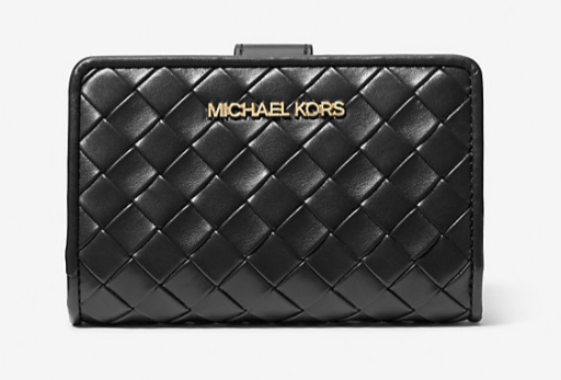 Michael Kors Jet Set Medium Woven Wallet Deal