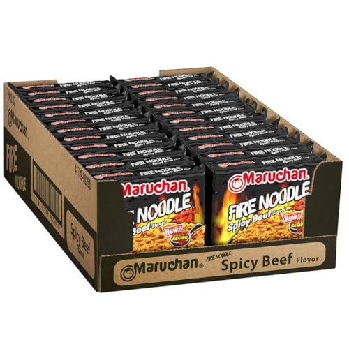 Maruchan Ramen Noodle Soup FIRE Spicy Beef Flavor 22-Pack Deal