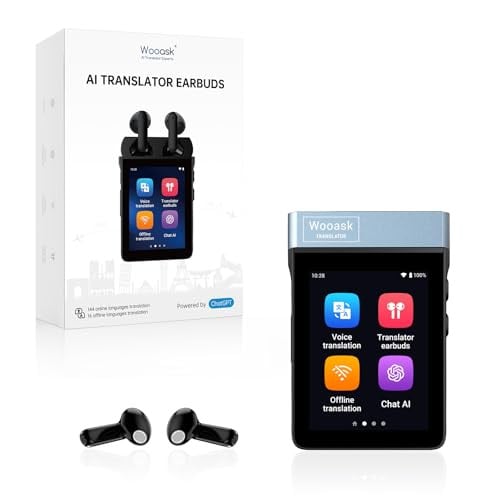 WOOASK A9 Translation Earbuds 144 Languages AI Translator Deal