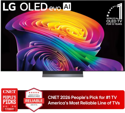 LG 65" 4K UHD OLED AI Smart webOS 26 TV