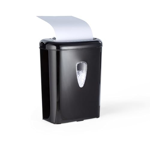 Amazon Basics 6 Sheet Micro Cut Paper and Credit Card Home Office Shredder