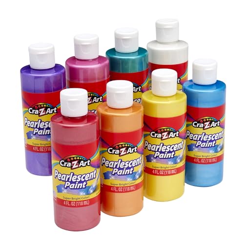 Cra-Z-Art Washable Pearlescent Paint 8-Count 4oz Bottles Deal