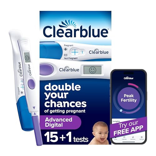 Clearblue Advanced Digital Ovulation Test Kit, 16 Count