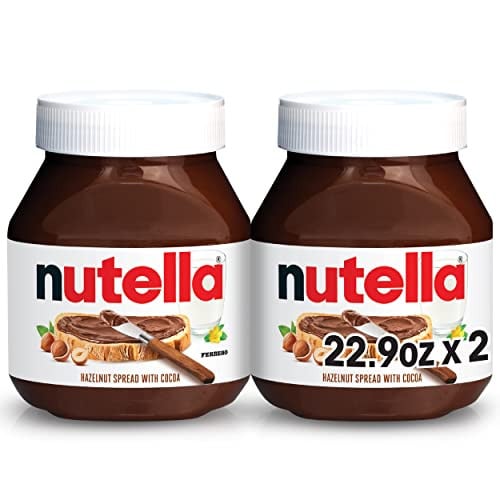 NUTELLA Hazelnut Spread 22.9 oz Jar x 2 Jars Deal