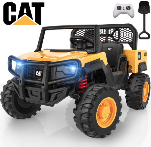 TOKTOO Caterpillar Licensed 24V Ride On Dump Truck Deal