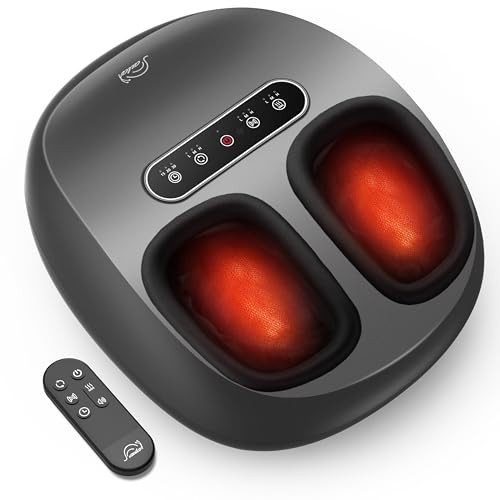 Snailax Shiatsu 3D Kneading Foot Massager w/ Heat & Compression