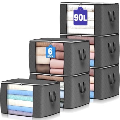 6-Pack 90L Large Storage Bags Deal