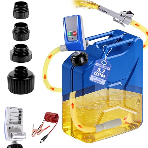 Electric Fuel Transfer Pump with Auto-Stop, 3.2 GPM Deal