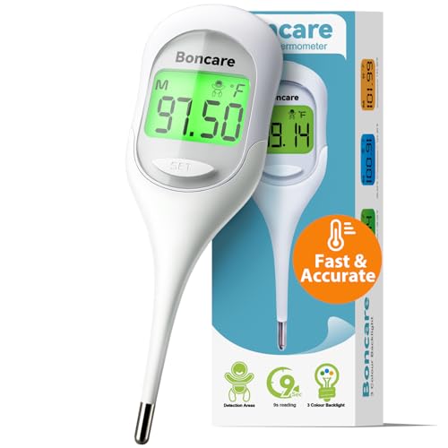 Boncare Large Display Digital Basal Body Thermometer 2-Pack Deal