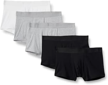 Amazon Essentials Men's Cotton Boxer Shorts 5-Pack
