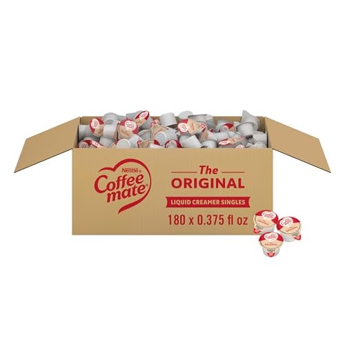 Nestle Coffee mate Original Non-Dairy Creamer Singles, 180-Pack