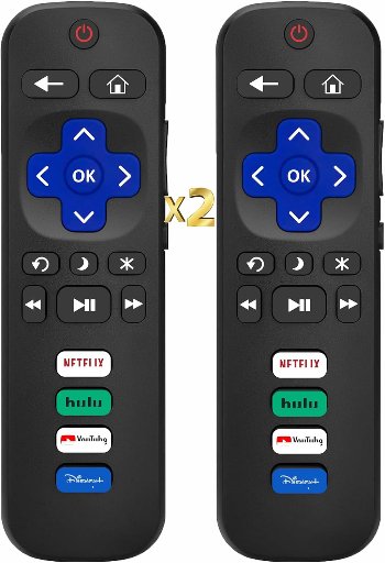 2-Pack Replacement Remote Control for Roku TV