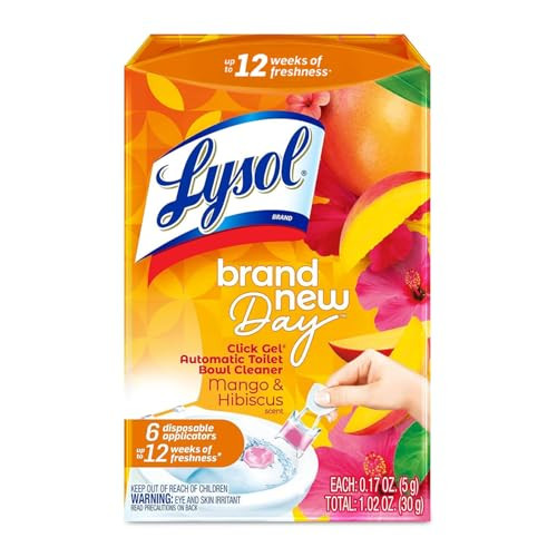 Lysol Click Gel Automatic Toilet Bowl Cleaner 6-Count