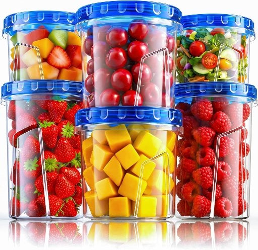 Airtight Plastic Food Storage Containers 6-Pack Deal