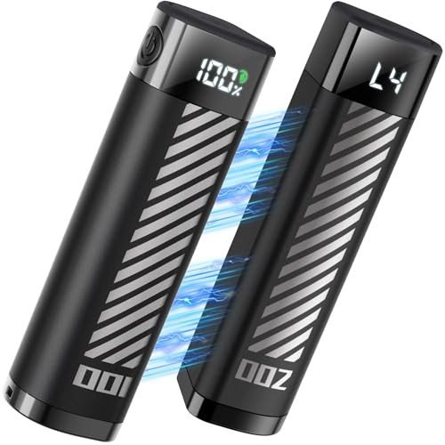 Hand Warmers Rechargeable with LED Display Black