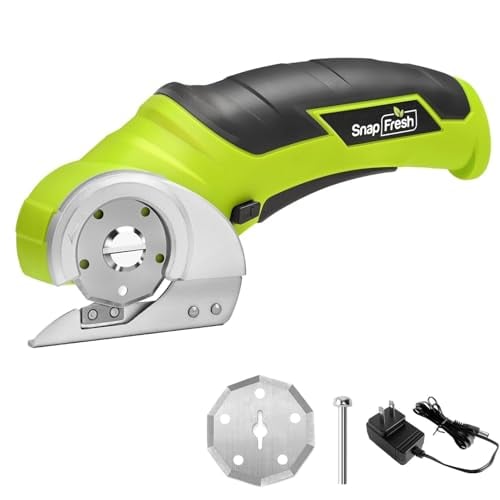 SnapFresh 4V Cordless Electric Rotary Cutter w/ Replacement Blade
