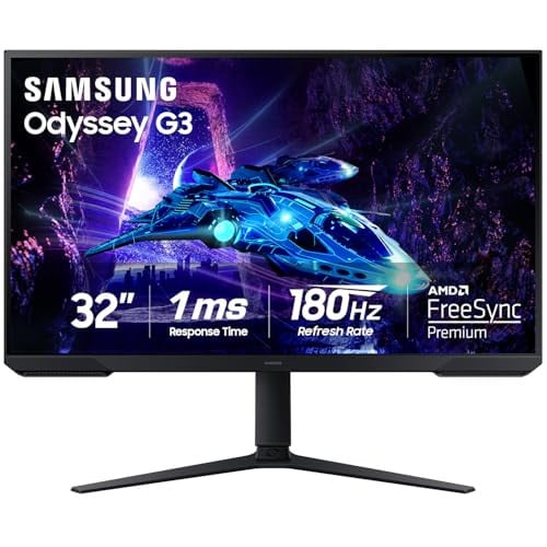 Samsung Odyssey G30D 32" LED Gaming Monitor, AMD FreeSync Premium, 180Hz 1ms Deal