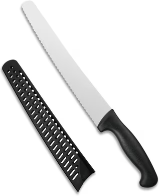 NULAS 10" Serrated Bread Knife w/ German Steel Blade Deal
