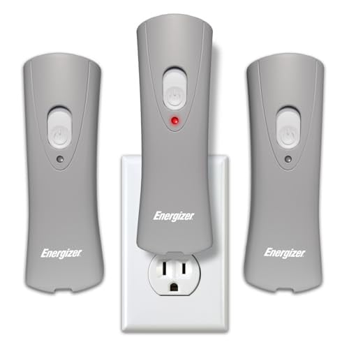 Energizer Auto-On LED Flashlights Rechargeable 3-Pack