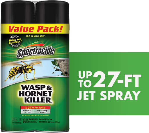 Spectracide Wasp & Hornet Killer Aerosol Spray 2-Pack 18.5-Ounce Deal