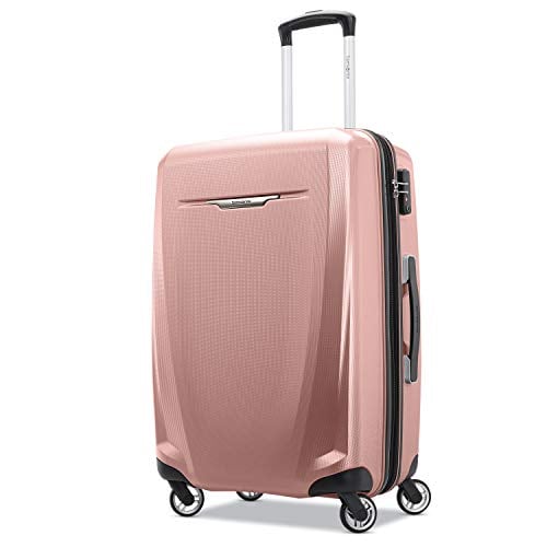 Samsonite Winfield 3 DLX Hardside Expandable Luggage with Spinners Checked-Medium 25-Inch Deal