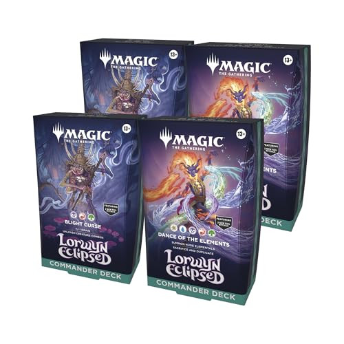 Magic: The Gathering Lorwyn Eclipsed - Commander Deck Bundle 2 of Each Deck