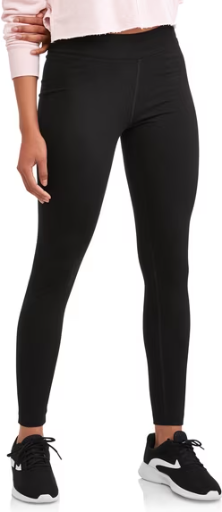 Athletic Works Women's Active Fit Mid Rise Leggings