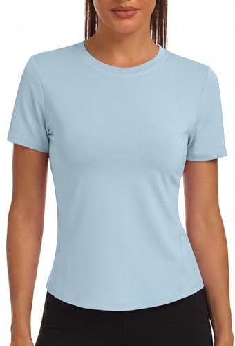 Alaroo Workout Tops for Women Short Sleeve UV Protection Deal